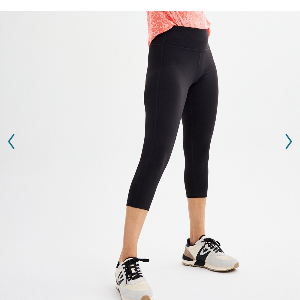 Tek Gear Petite Essential Soft Capri Leggings SET OF TWO